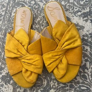 Sam Edelman Knotted Silk Slide Sandal 👡